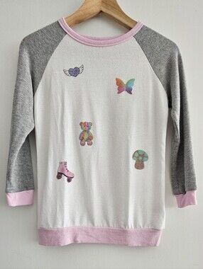 Lauren Moshi Sticker Beans Sweatshirt Size 10